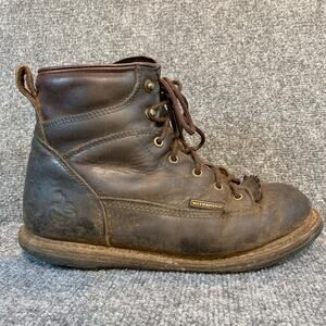 Georgia Boots GBOT053 6 inch Logger Mens Work Boot Brown Size 9 Waterproof kilt